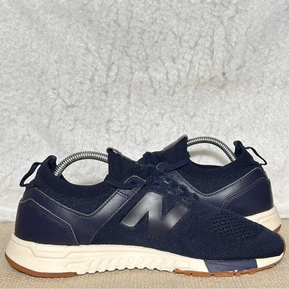 New Balance Mens Blue 247 Deconstructed Lightweight Running Sneakers Shoes SZ 10